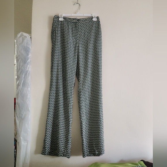 Set Oversized Resort Shirt & Pants Green Zigzag Dark Green Patterned… - Picture 15 of 16